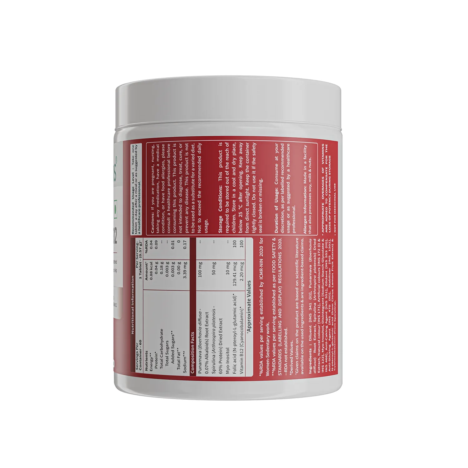 Plant-Based True Vitamin B12 Tablets For Energy & Brain - Image 9