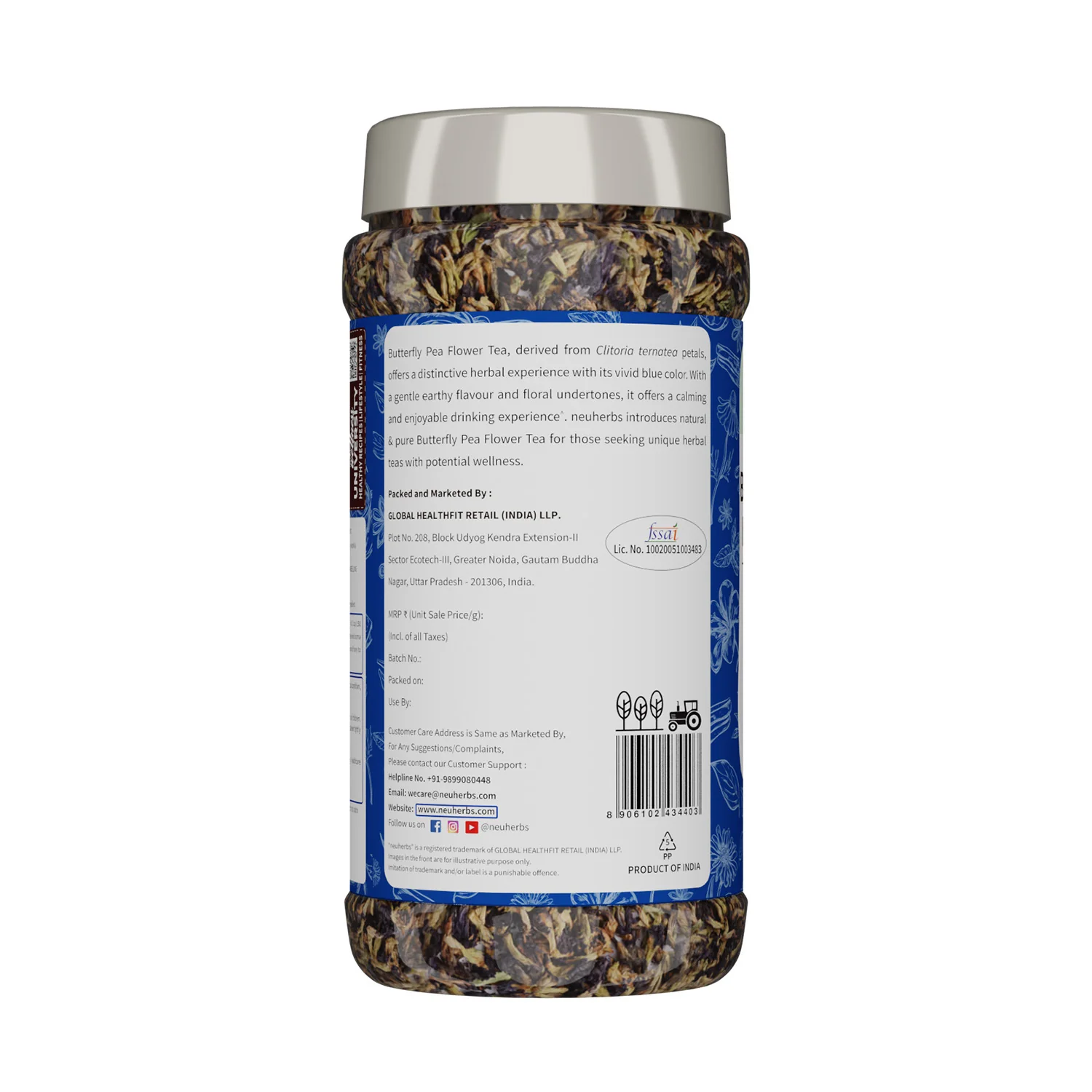 Butterfly Pea Flower Tea for Glowing Skin - 30gm - Image 6