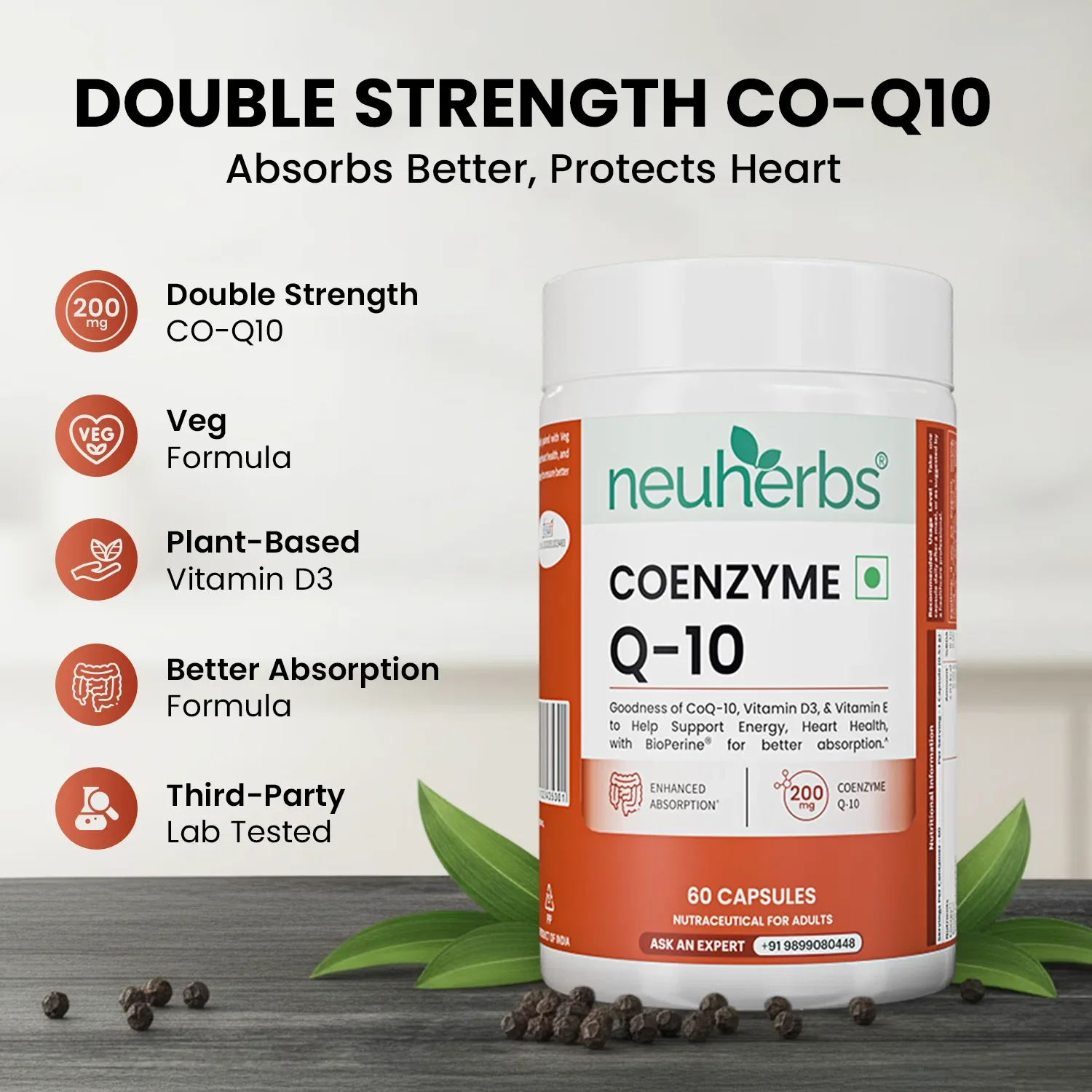 Neuherbs Premium Coenzyme Q10 Supplements - Image 3