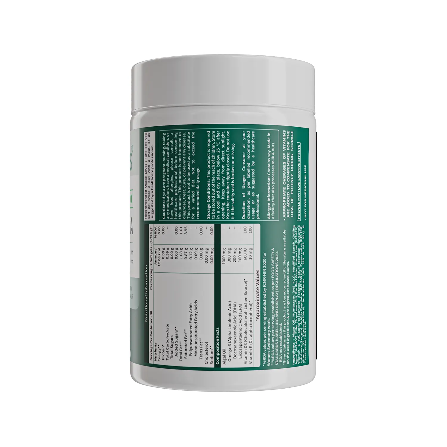 Neuherbs Deep-Sea Veg Omega | Algae Oil Capsules - Image 9