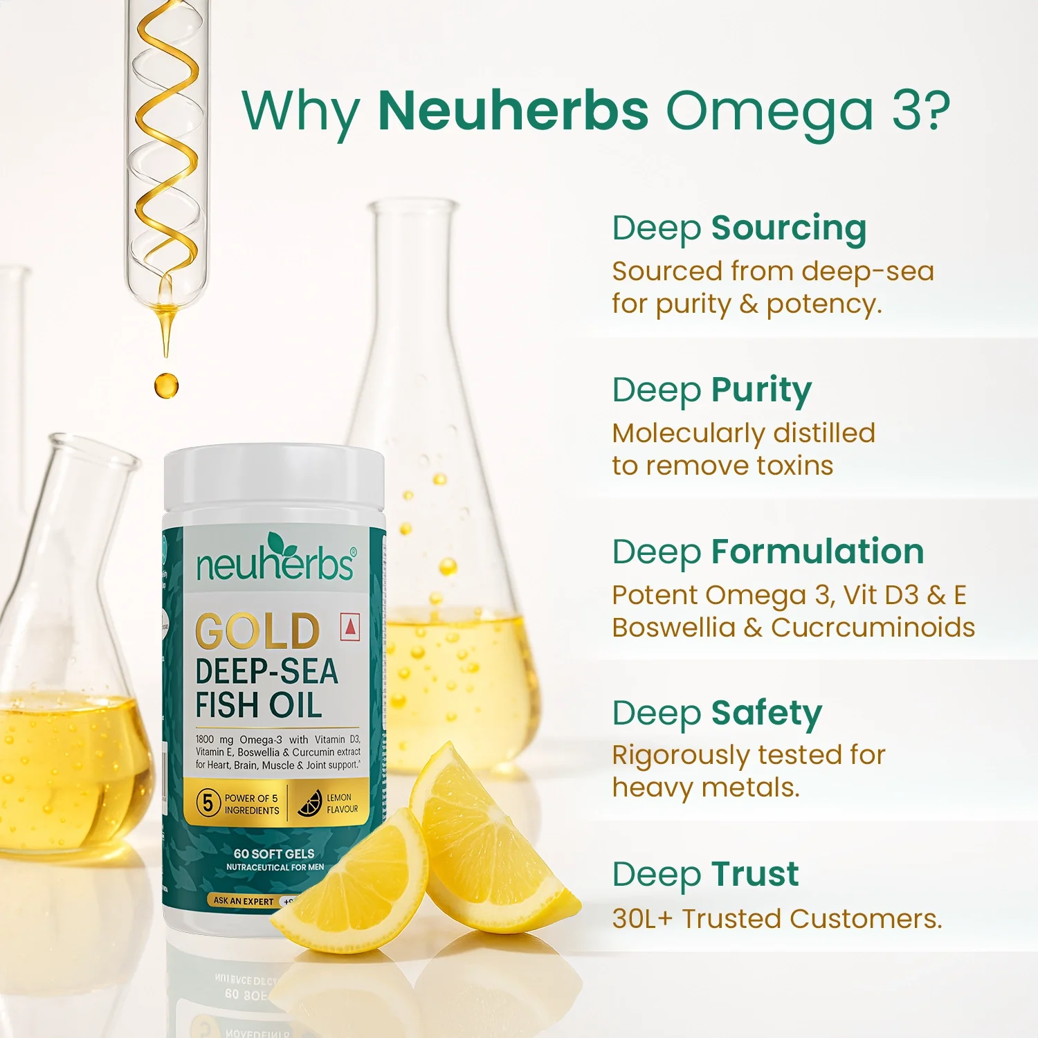 Gold Deep-Sea Fish Oil With Higher Strength Omega-3 - Image 5