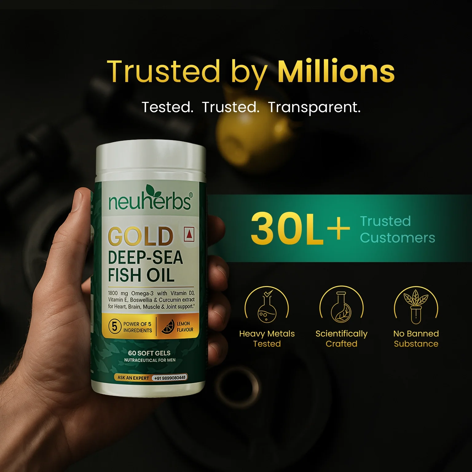 Gold Deep-Sea Fish Oil With Higher Strength Omega-3 - Image 7