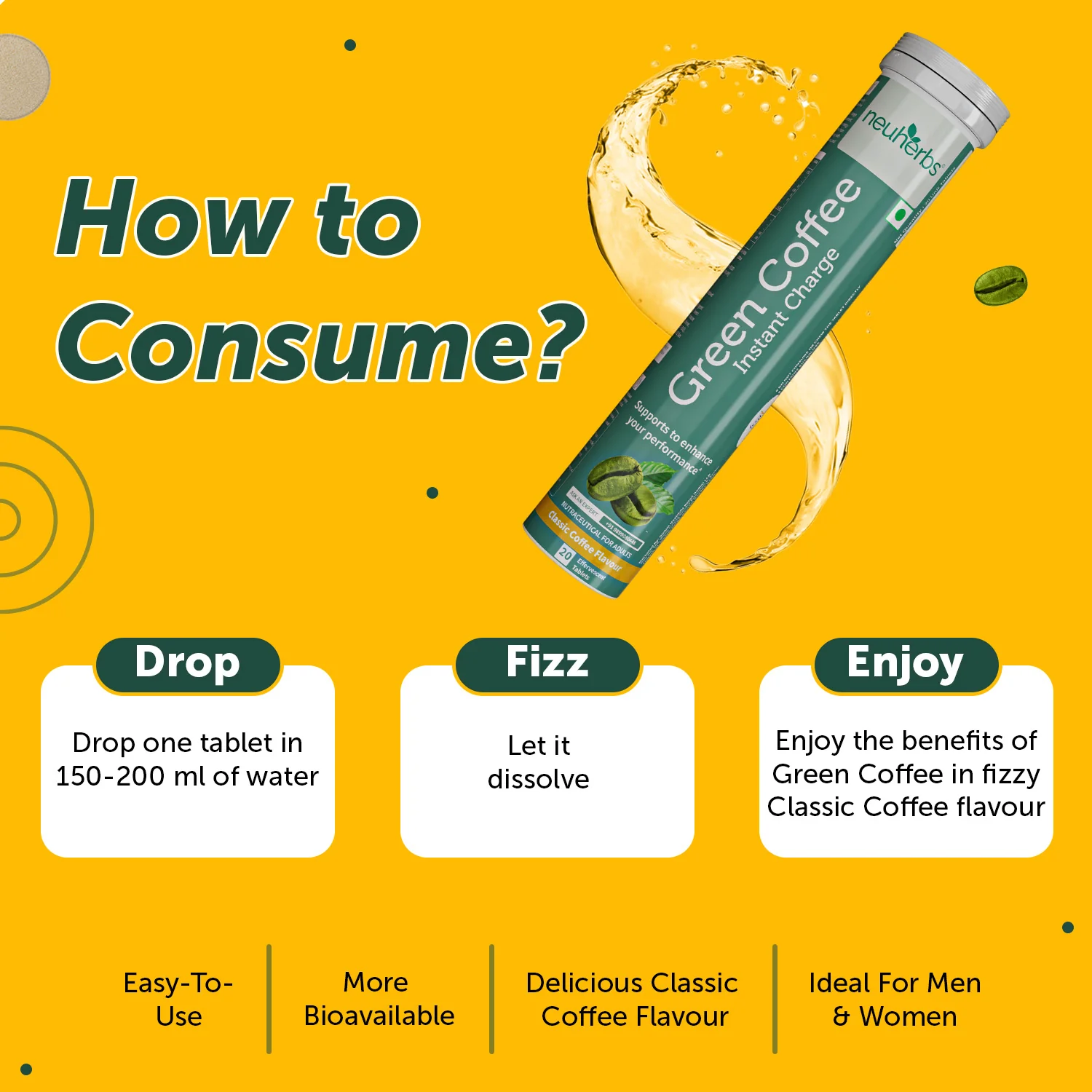 Green Coffee Instant Charge Tablets for Energy Boost - Image 5