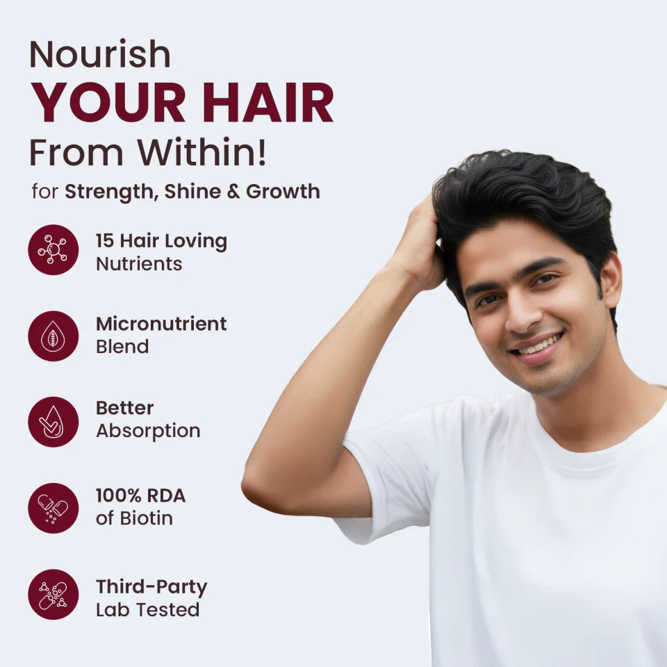 Neuherbs Hair Vitamins Tablets - Image 5