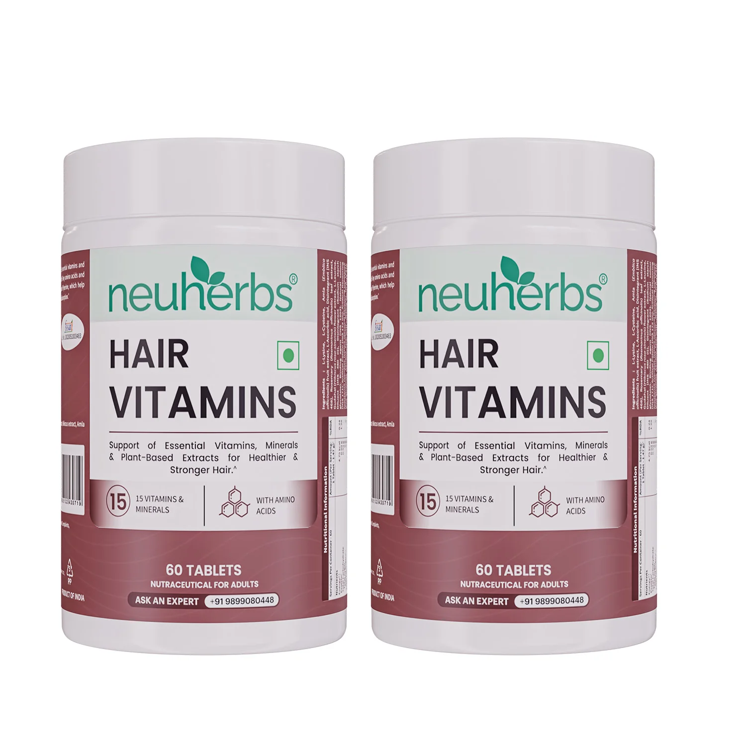 Neuherbs Hair Vitamins Tablets - Image 9