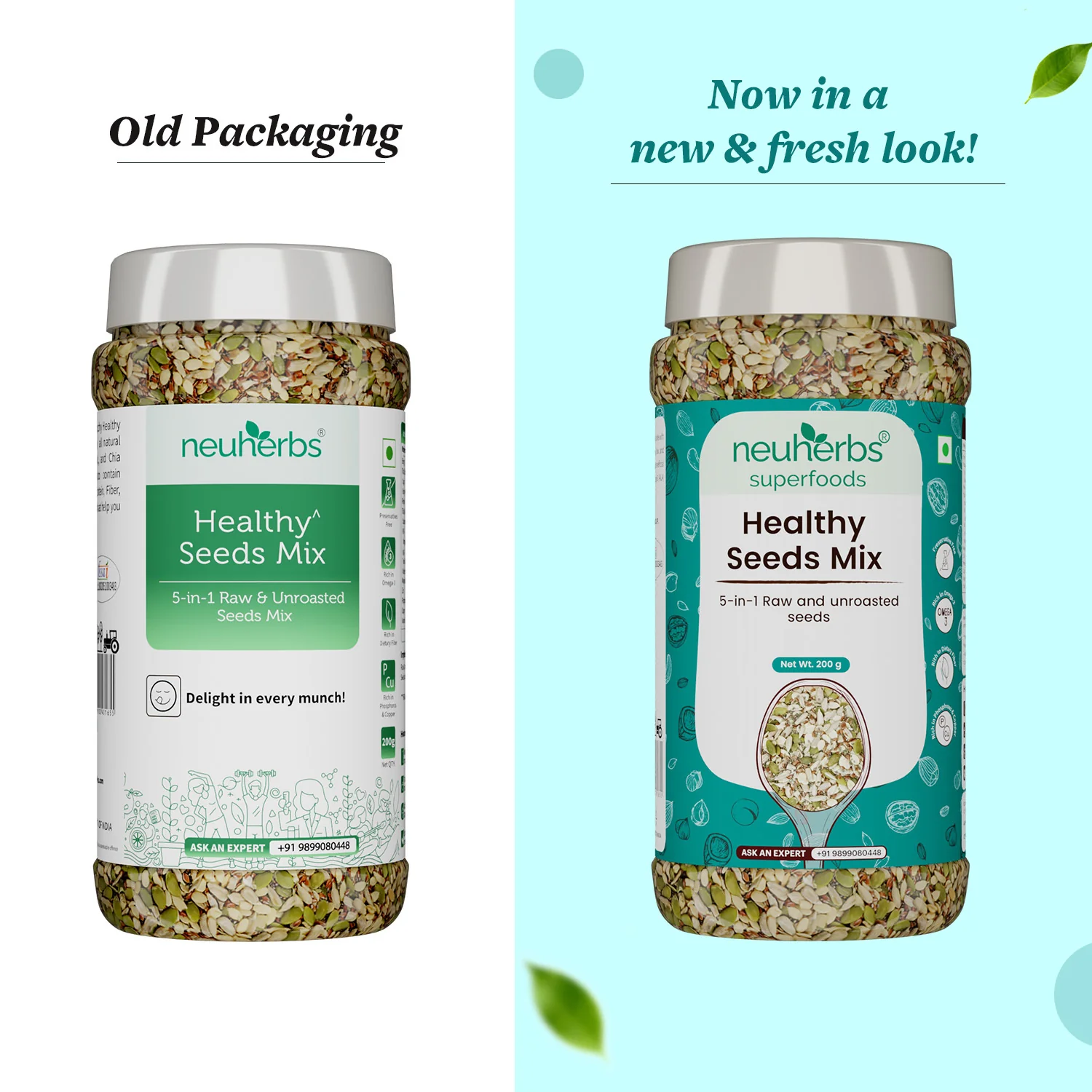 Healthy Seeds Mix rich in Vitamin E, healthy fats & Omega-3 for Heart & Brain, Immunity & Bones and Hair & Skin - Image 6