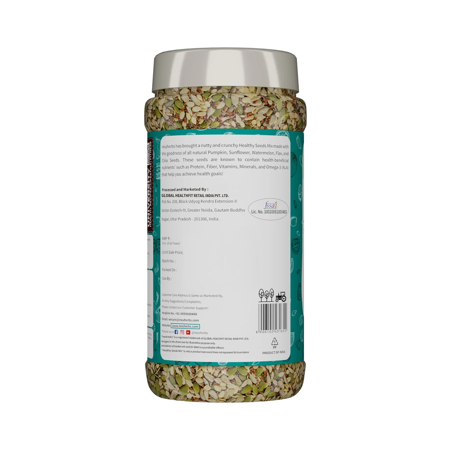 Healthy Seeds Mix rich in Vitamin E, healthy fats & Omega-3 for Heart & Brain, Immunity & Bones and Hair & Skin - Image 8