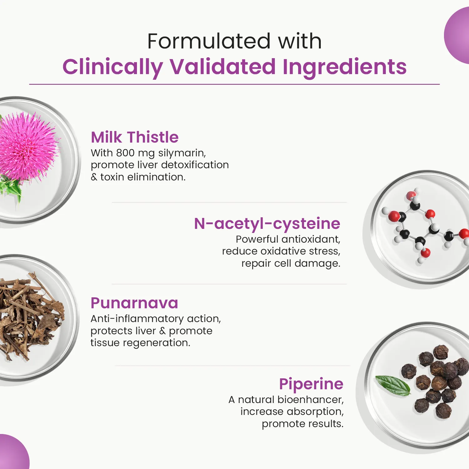 Neuherbs Liver Detox Capsules with High Strength Milk Thistle - Image 4