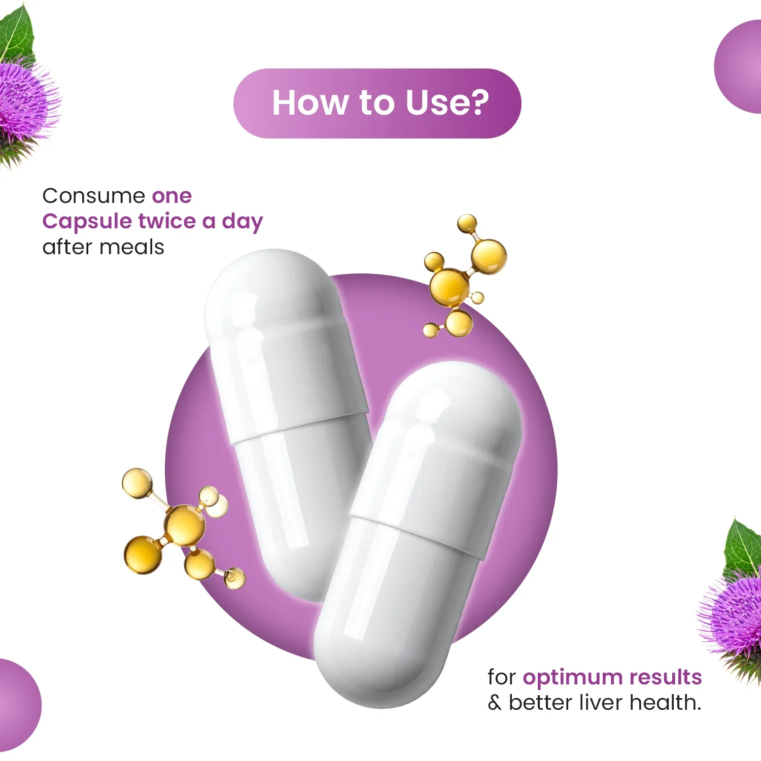 Neuherbs Liver Detox Capsules with High Strength Milk Thistle - Image 6