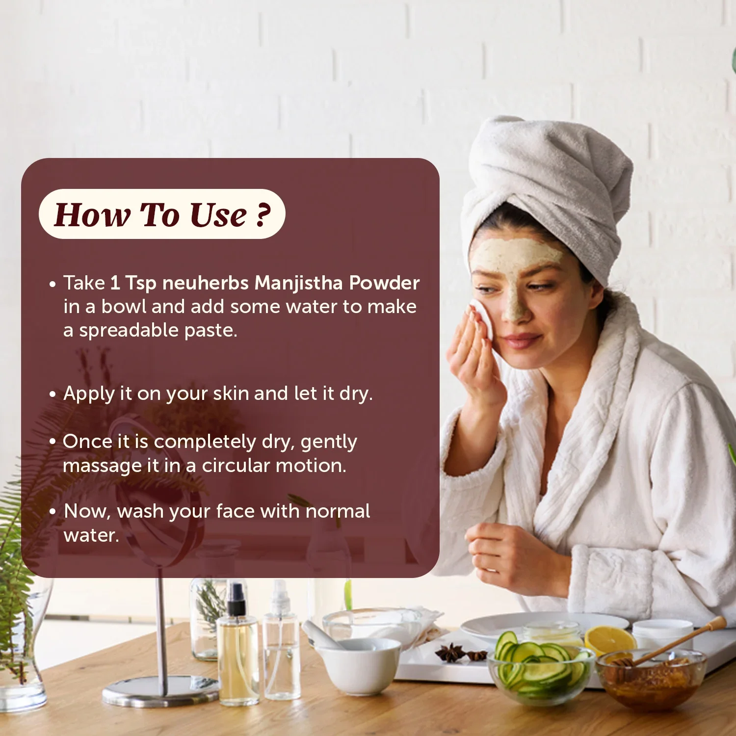 100% Natural Manjistha Powder - For Clear & Glowing Skin - Image 5