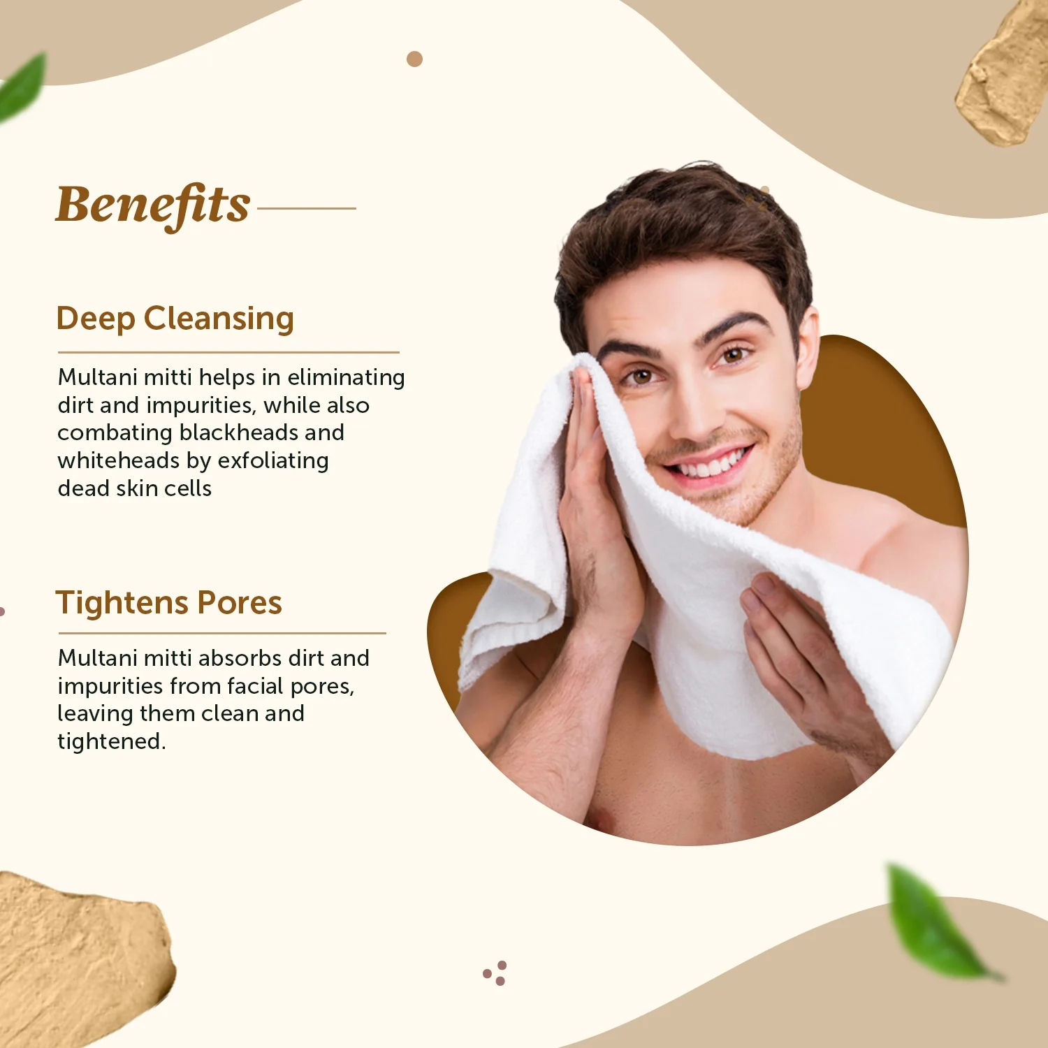 100% Natural Multani Mitti Powder For Brighter & Glowing Skin - Image 3