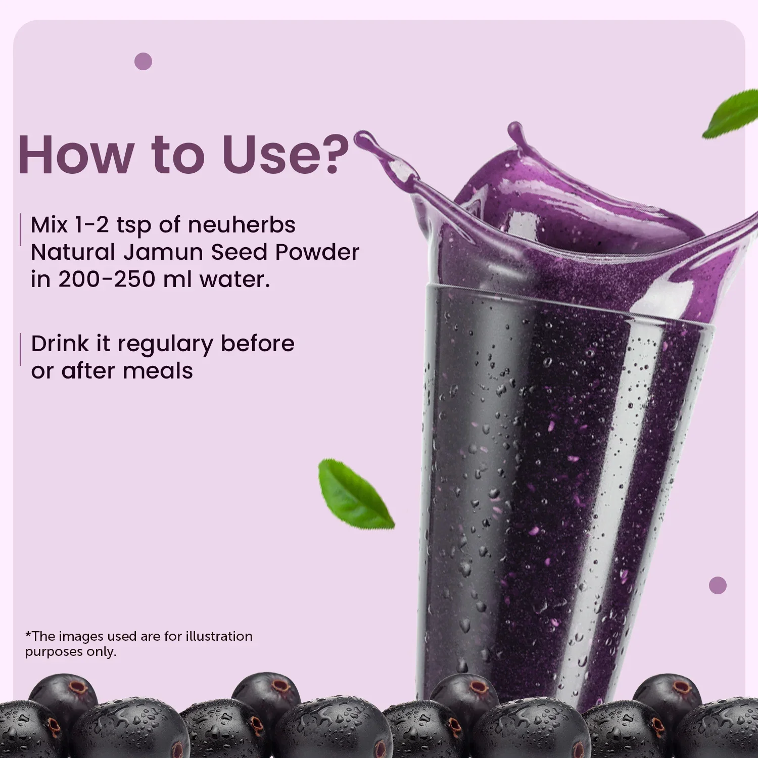 Natural Jamun Seed Powder for Blood Sugar Management - Image 6