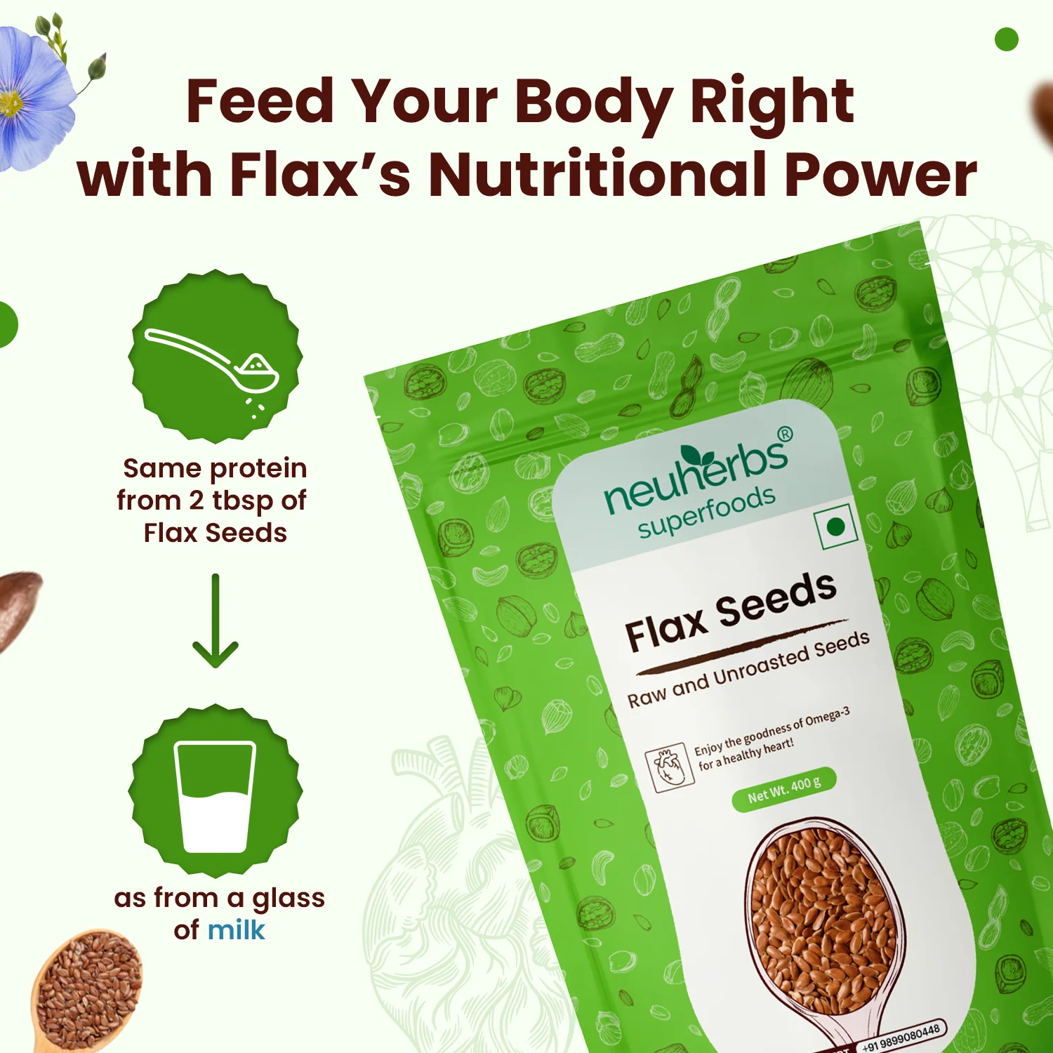 Organic Flax Seeds: Rich in Omega-3 for Weight Loss & Health - Image 6