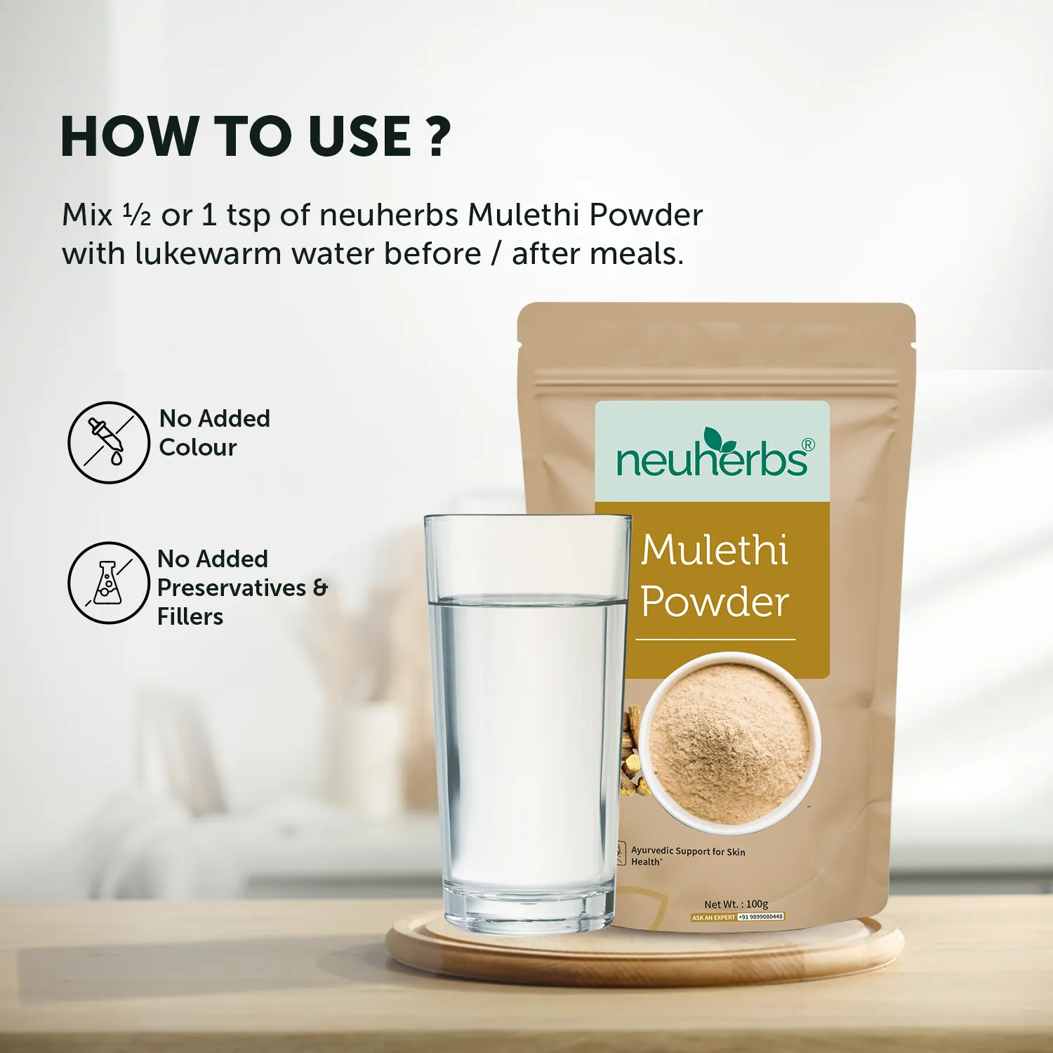 Mulethi Powder for Skin Tightening & Sore Throat - Image 5