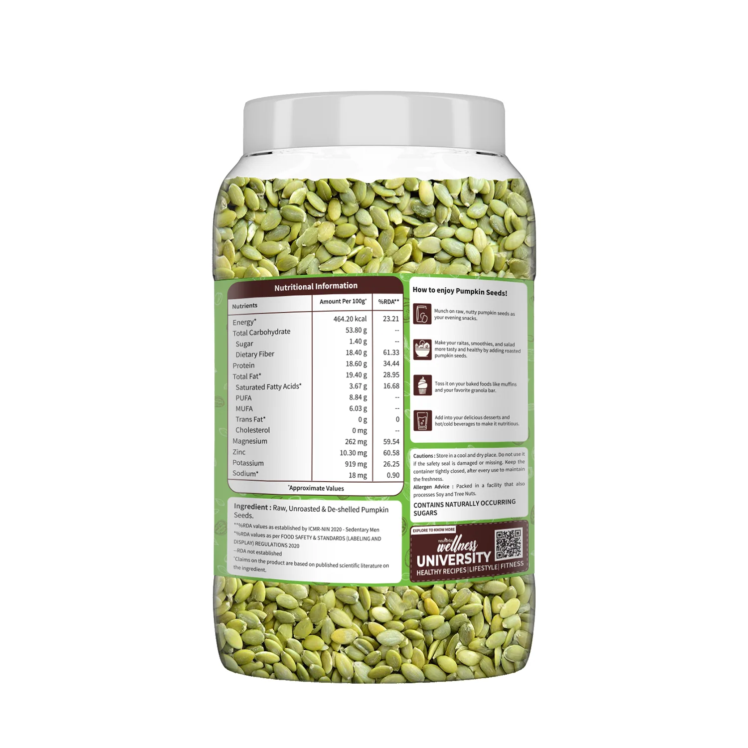 Organic Pumpkin Seeds: Raw, Unroasted for Energy Boost - Image 6