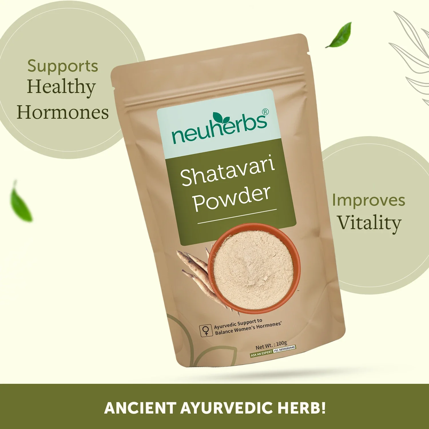Organic Shatavari Powder For Women's Hormonal Balance - Image 4