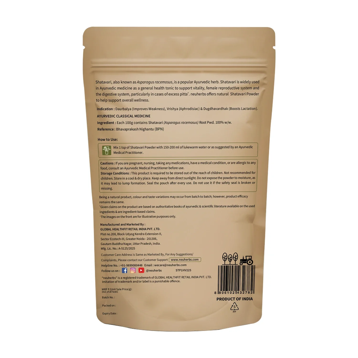 Organic Shatavari Powder For Women's Hormonal Balance - Image 6