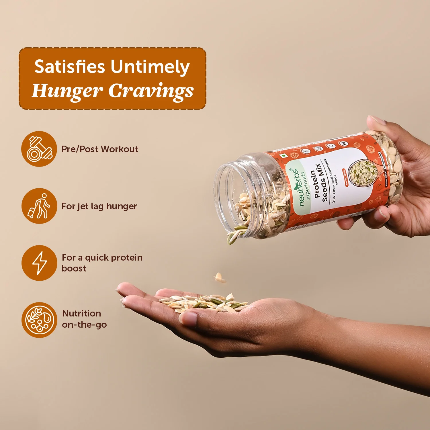 Protein Seeds Mix - Rich in Protein, Dietary Fiber, Magnesium - Image 4