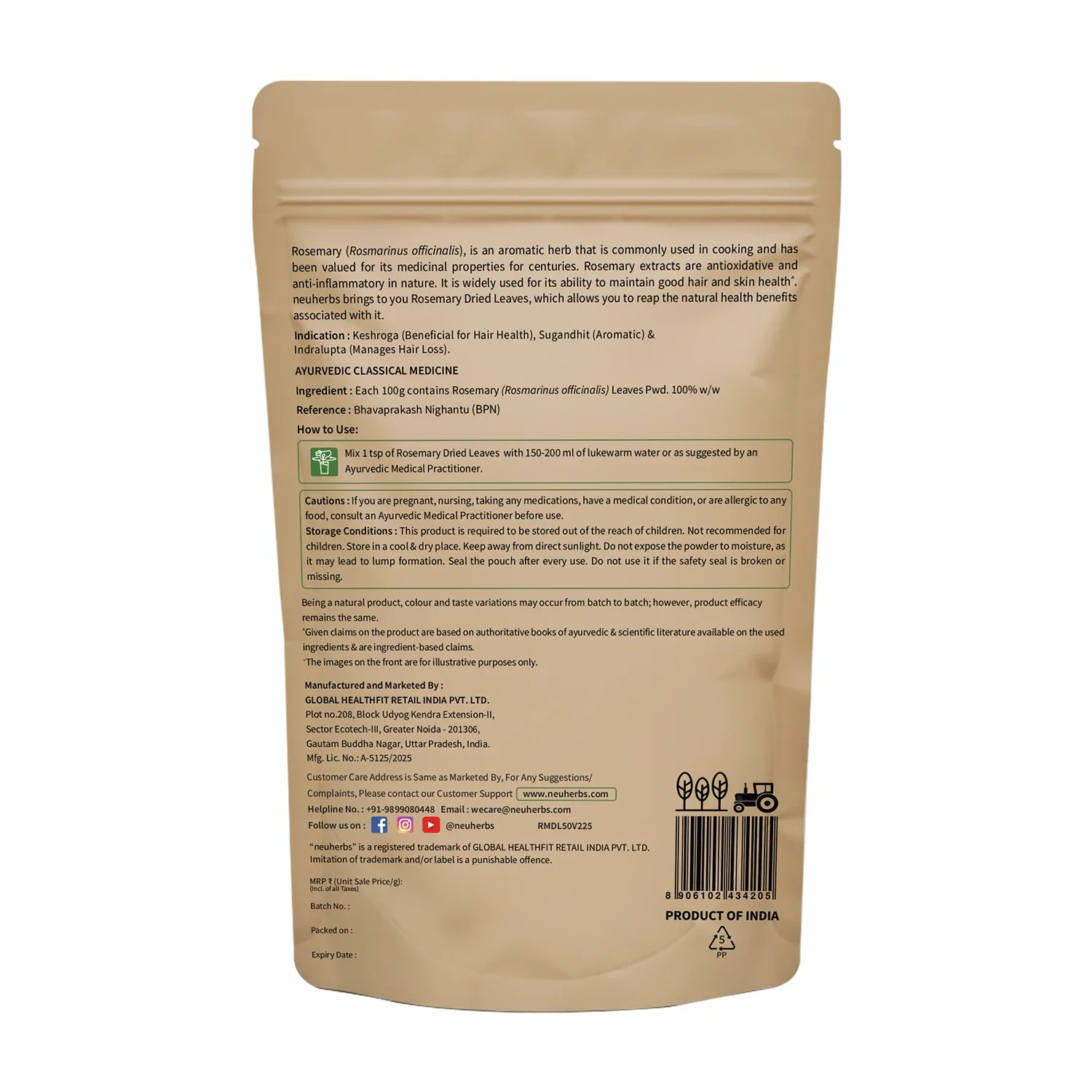 Pure Rosemary Dried Leaves to enrich Hair & Skin - Image 4