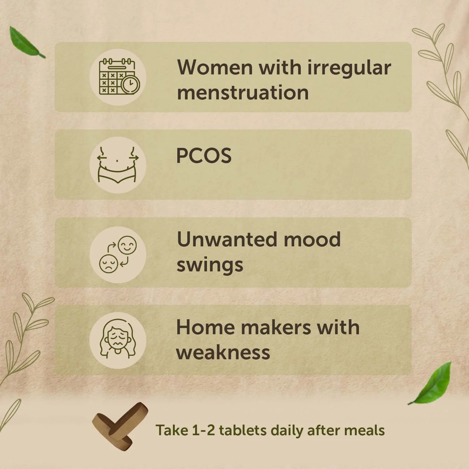 Ayurvedic Shatavari Tablets - Helps Maintain Women Hormonal Balance, Boost Immunity and Strength - 60 Tablets - Image 5