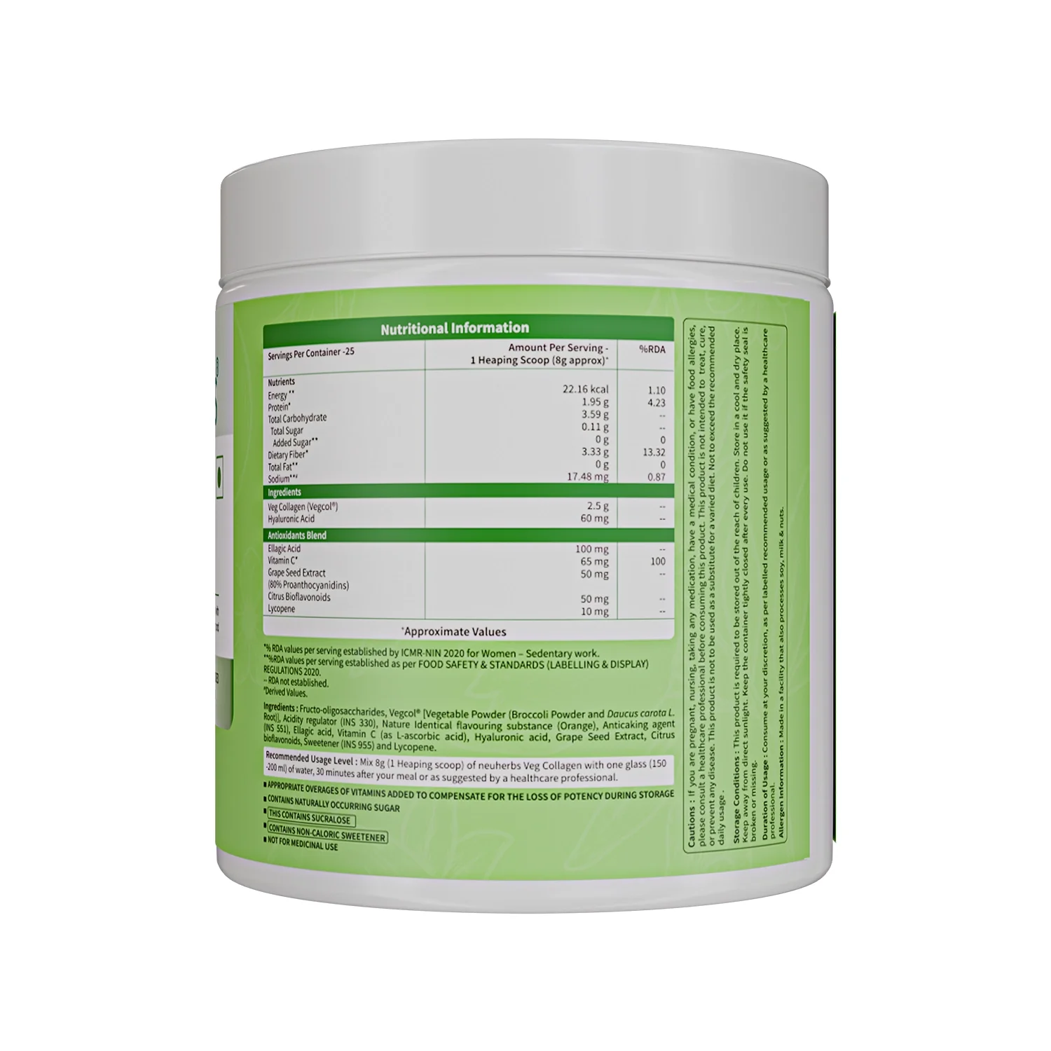 Neuherbs Veg Collagen Powder with Antioxidants - Image 8