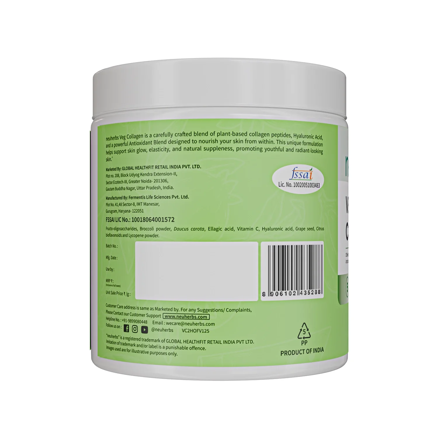 Neuherbs Veg Collagen Powder with Antioxidants - Image 9
