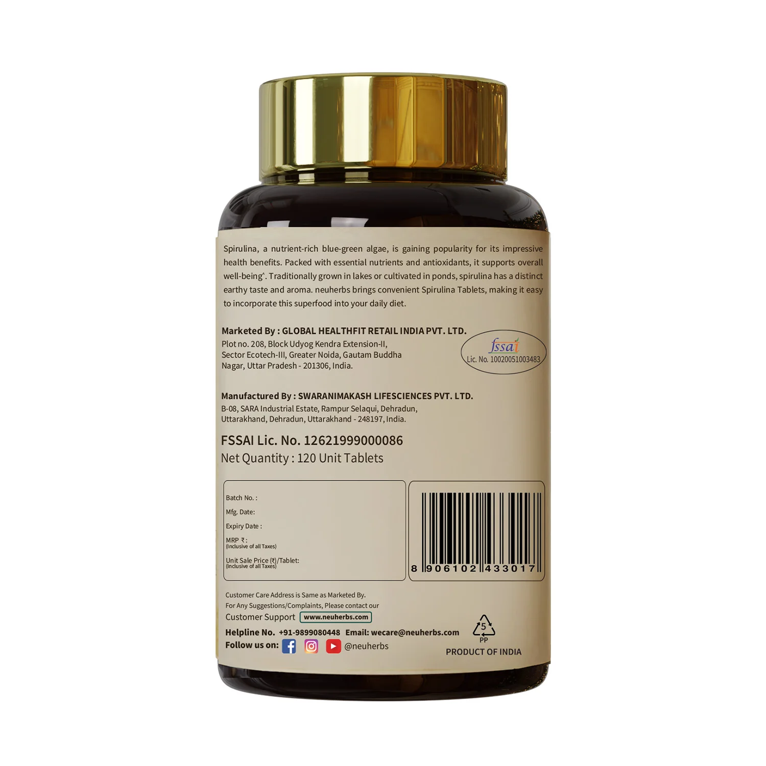 Organically Spirulina Tablets for High Energy, Immunity and Weight Management for Men and Women - Image 8