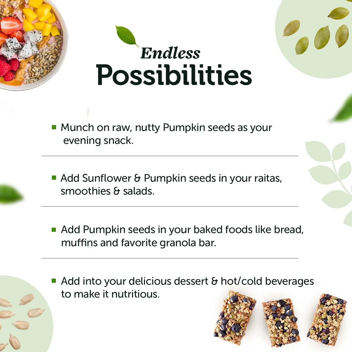 Sunflower & Pumpkin Seeds Combo - Heart & Skin Health - Image 4