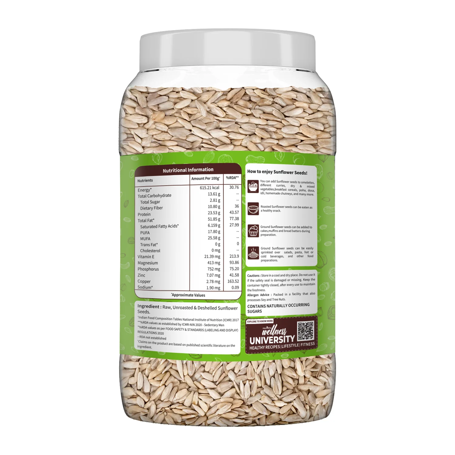 Organic Sunflower Seeds are rich in Vitamin E, unsaturated fatty acids, potassium & naturally sodium-free helps in heart & skin health - Image 6