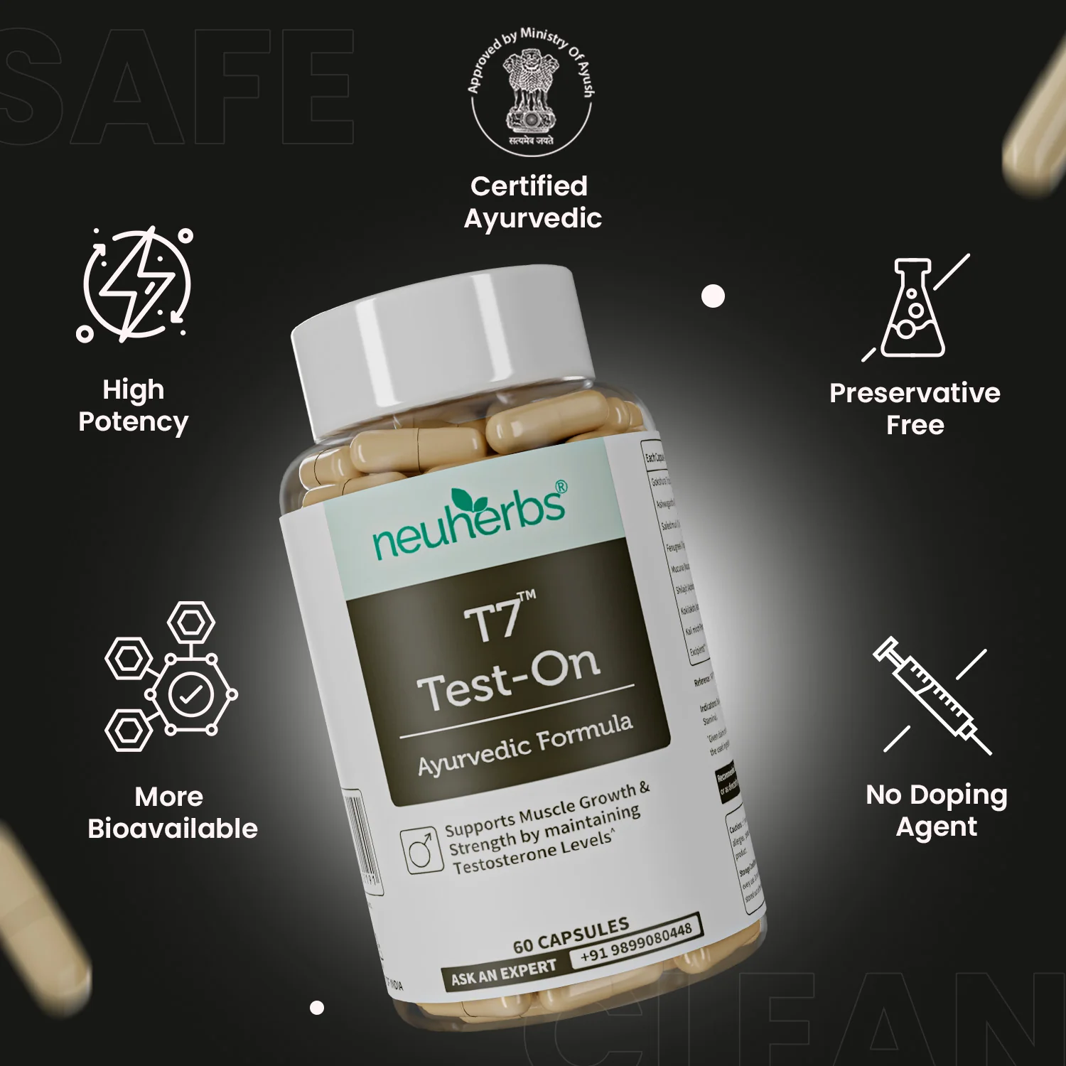 T7 Test-On: Ayurvedic Testosterone Booster for Men - Image 4