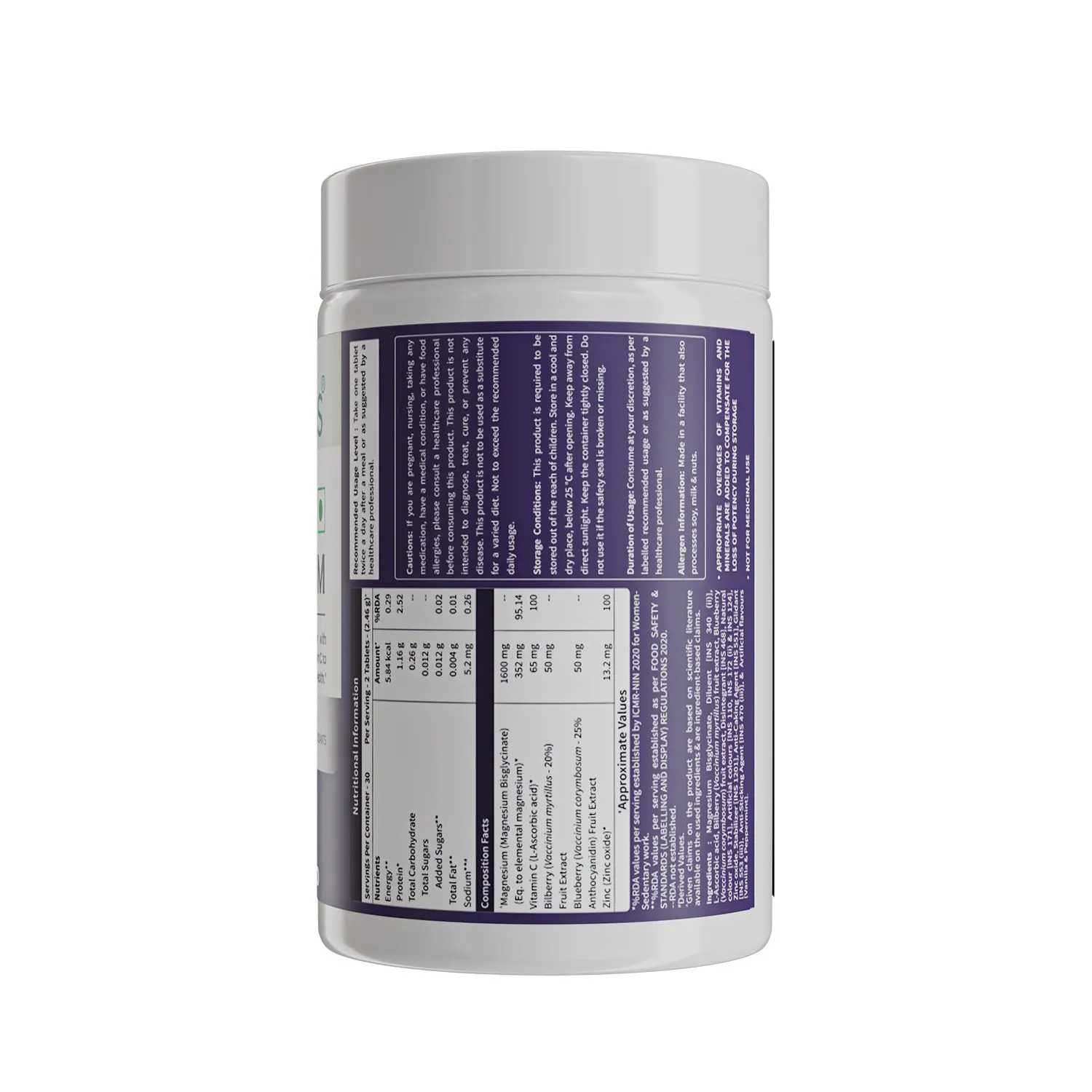 True Magnesium Tablets - Relax Muscles & Mind, Support Bones - Image 10