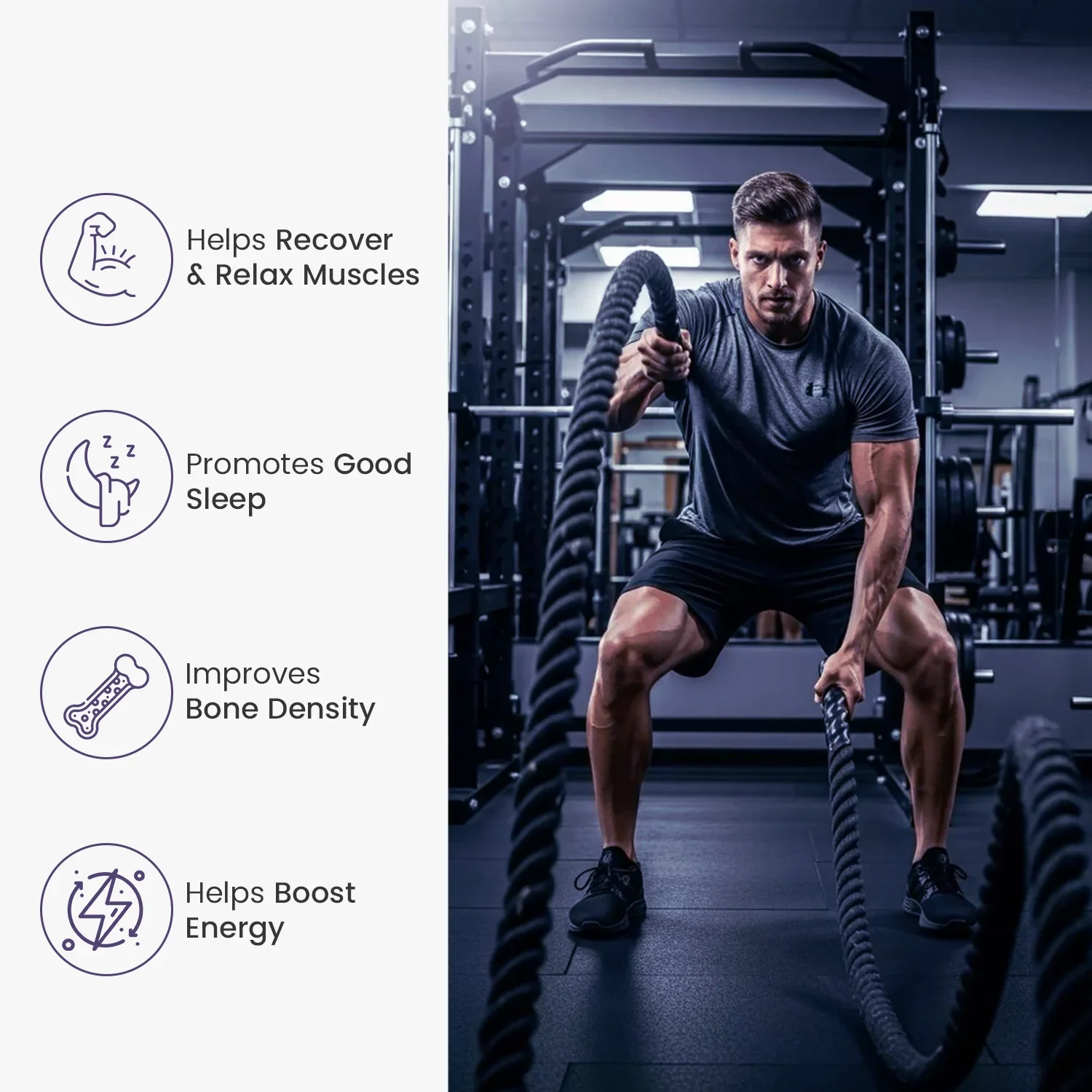 True Magnesium Tablets - Relax Muscles & Mind, Support Bones - Image 6