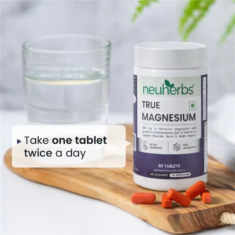 True Magnesium Tablets - Relax Muscles & Mind, Support Bones - Image 8