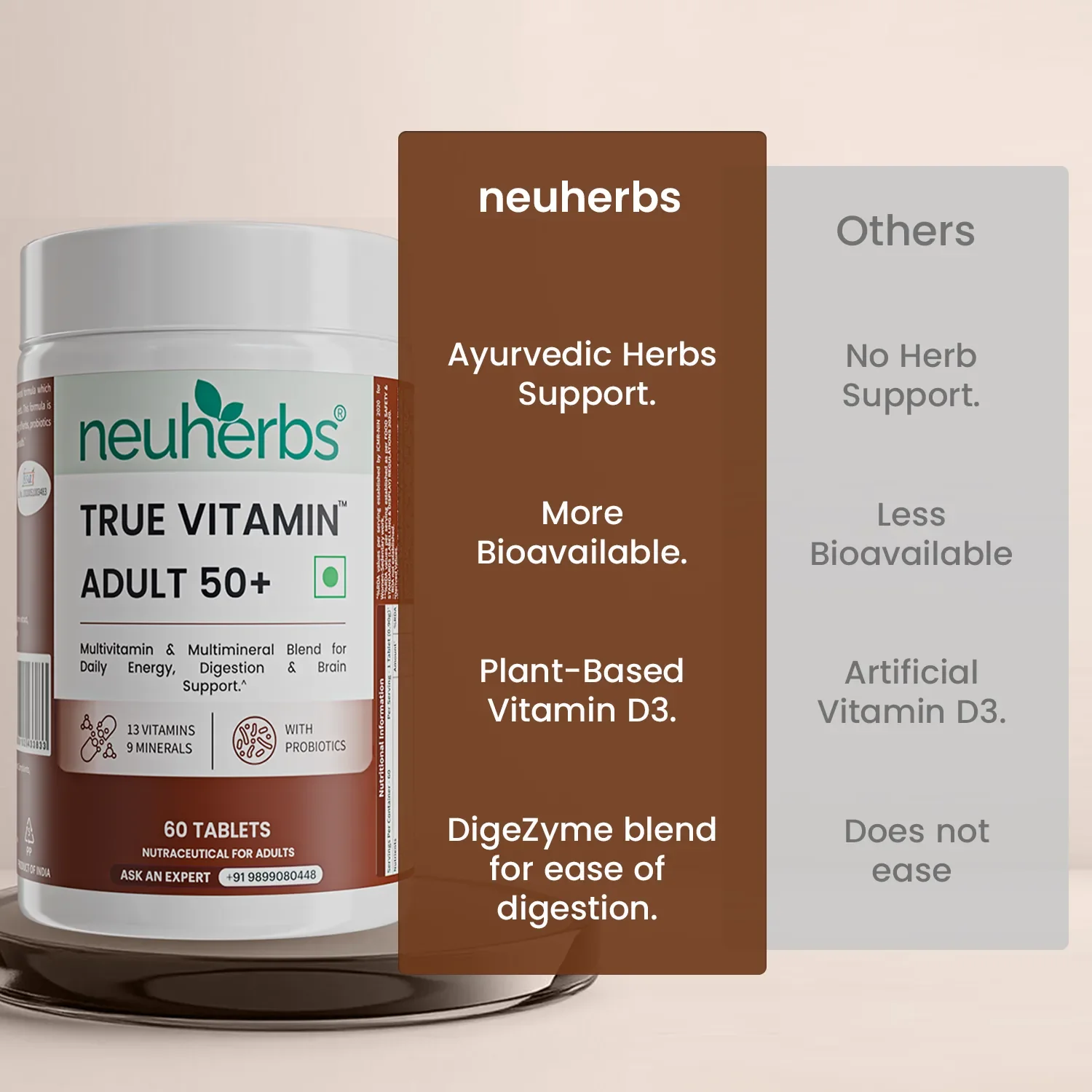 True Vitamin adult 50+ Tablets | Multivitamins for Adults - Image 7