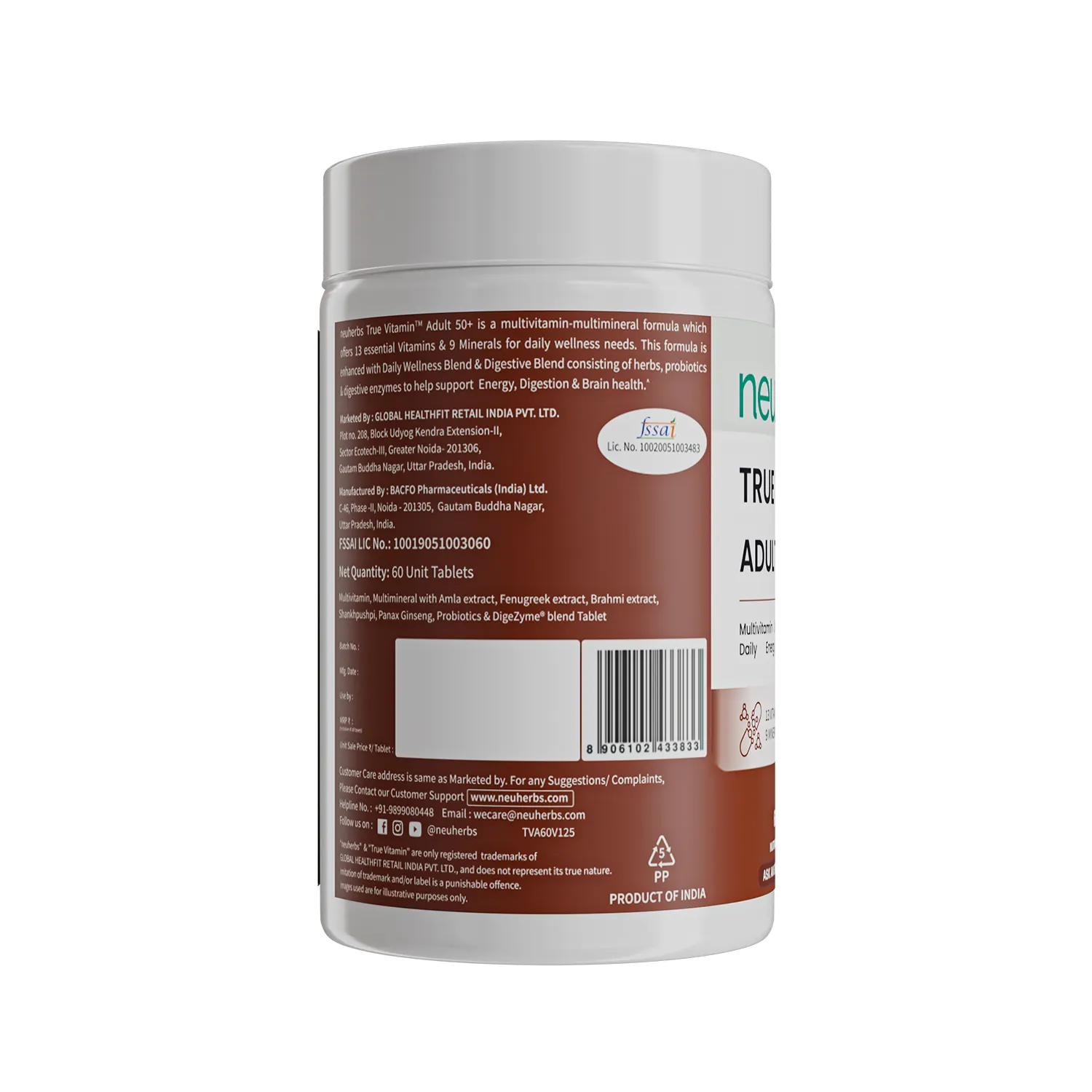 True Vitamin adult 50+ Tablets | Multivitamins for Adults - Image 8