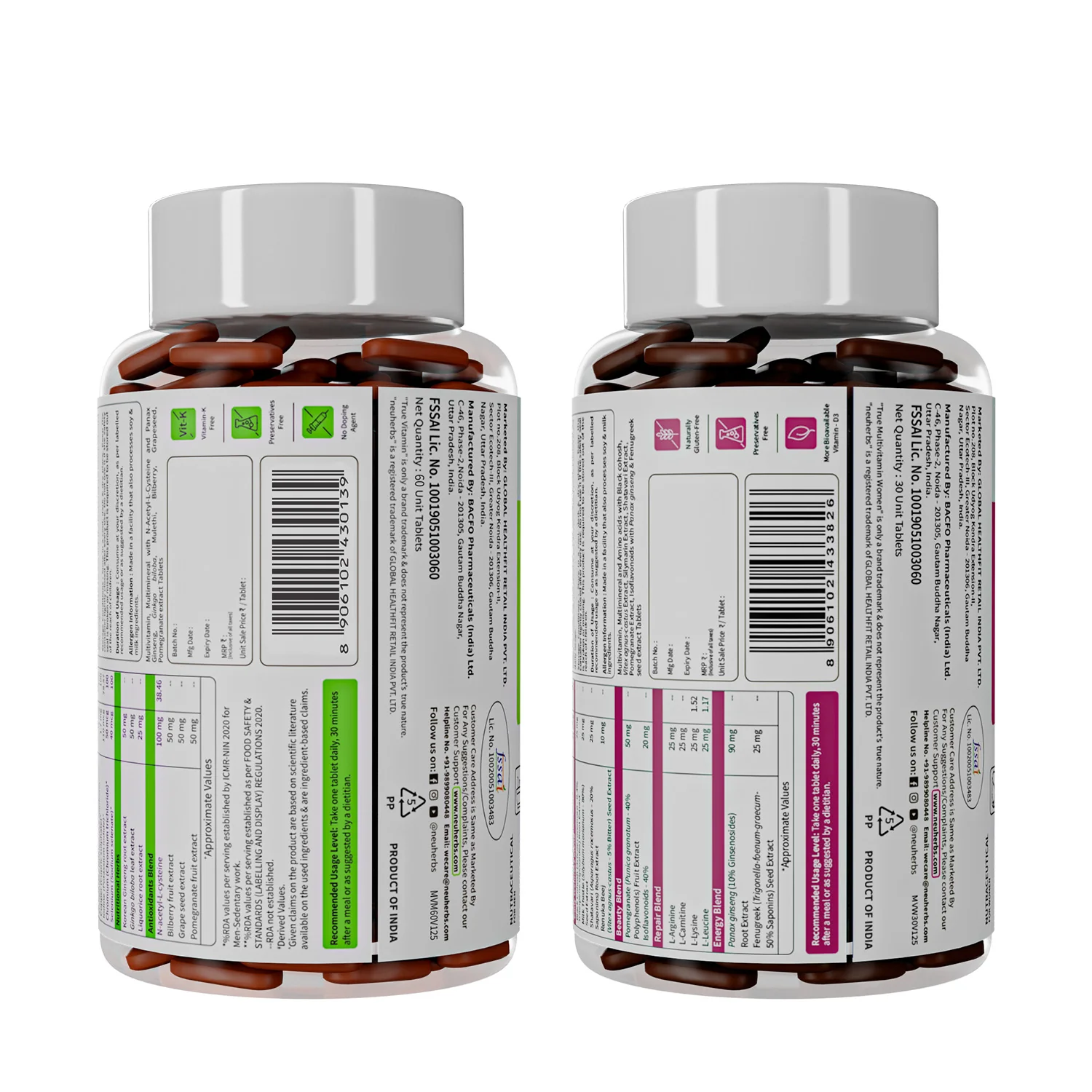 True Vitamin 60 Tablets & True Vitamin Women 30 Tablets Combo - Image 3