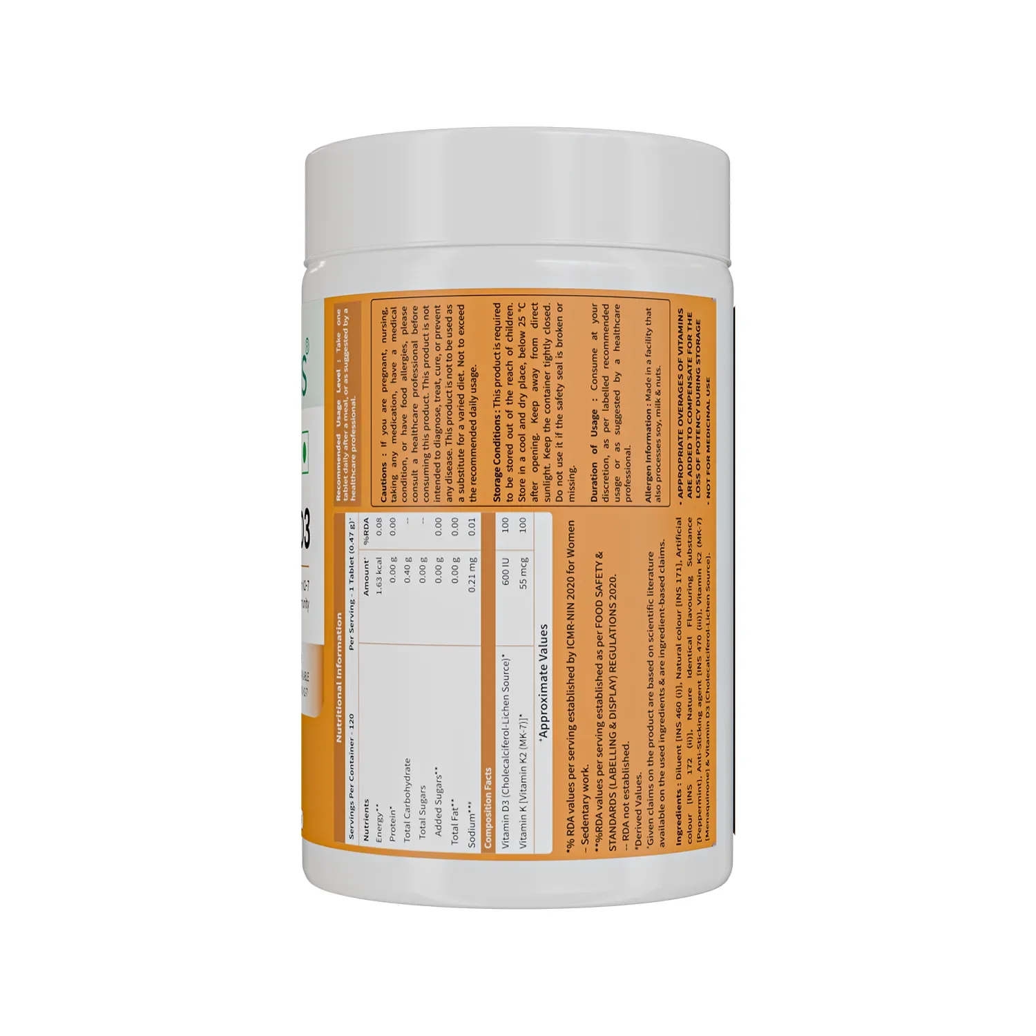 Neuherbs True Vitamin D3 Tablets - Image 7