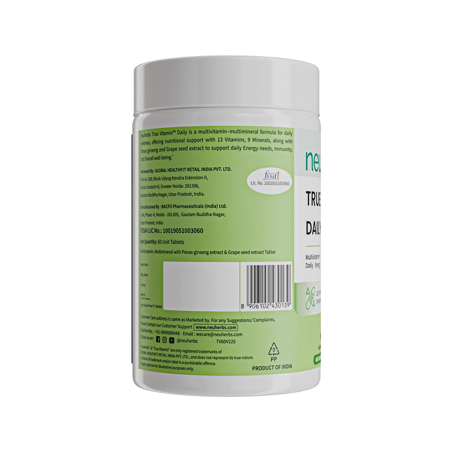 Neuherbs True Vitamin Daily Tablets - Image 9
