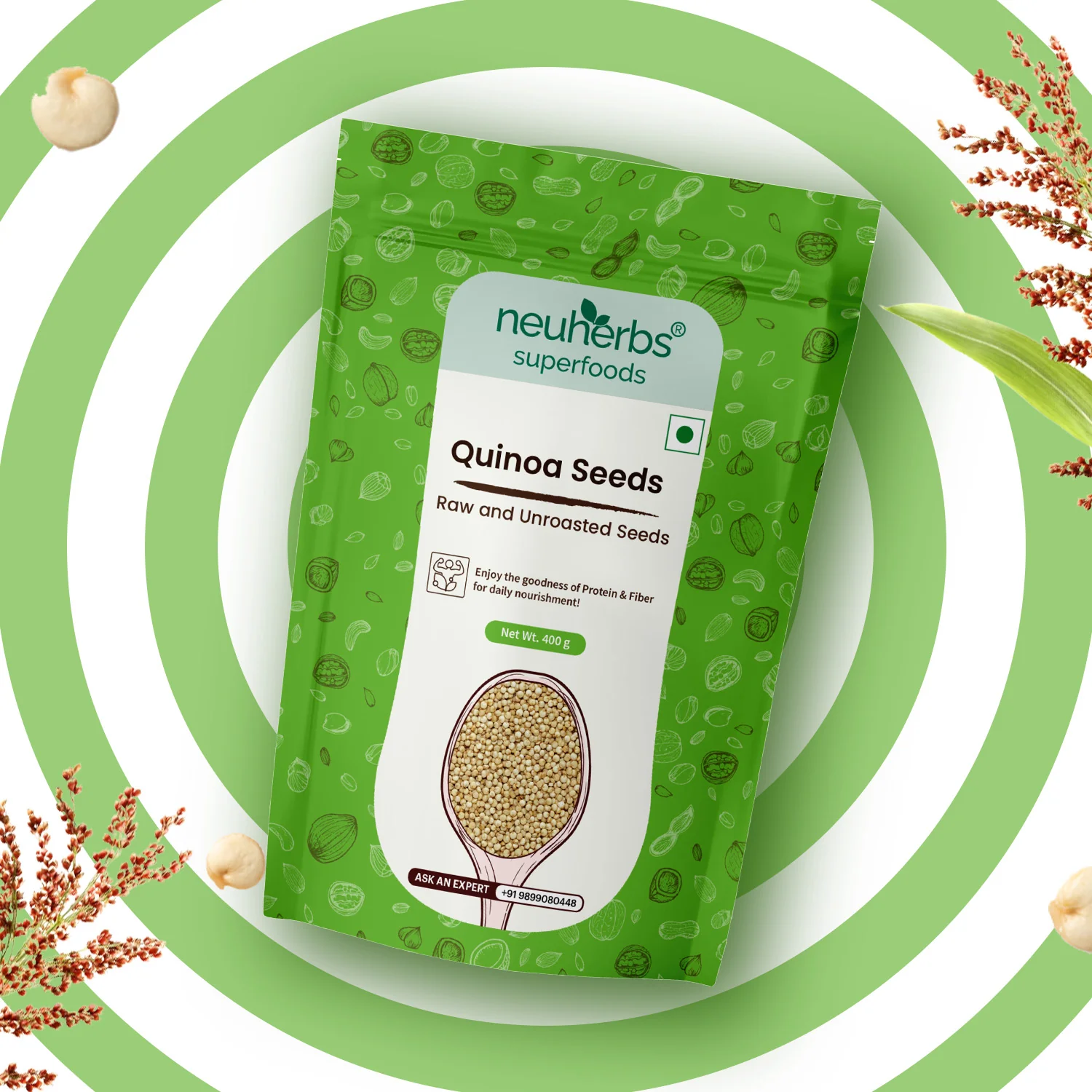 Unroasted White Quinoa Seeds for Weight Loss & Strong Bones - Image 5